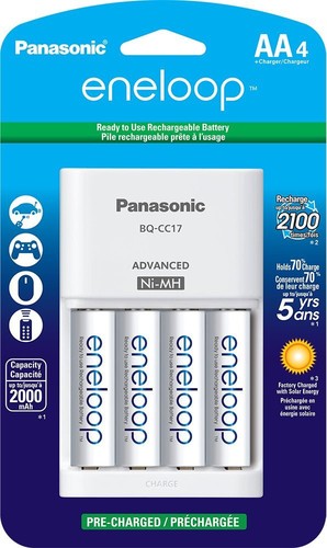 Panasonic charger with aa - panasonic,