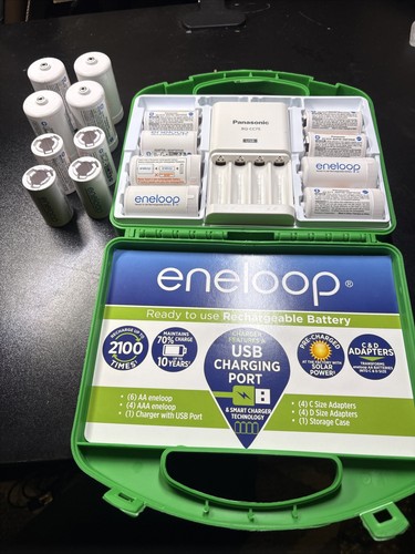 Panasonic eneloop and d - c,