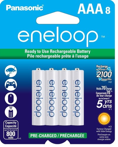 Panasonic eneloop pack aaa - panasonic, 8