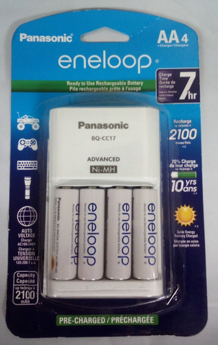 Panasonic charger with aa - with, 4